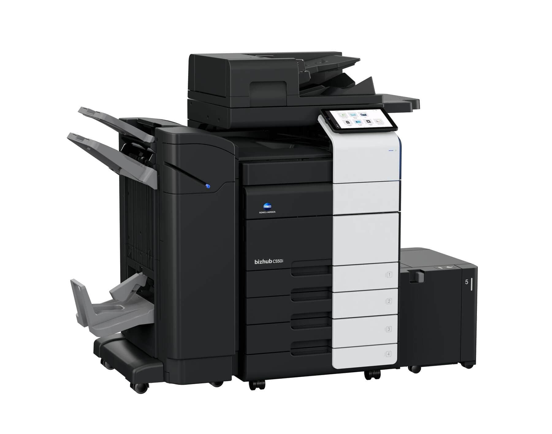 Konica Minolta bizhub C550i — vista frontal